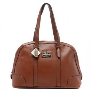 Coach Bleecker Bistro Large Brown Satchels AOF