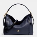 Modern Style Coach Scout Hobo In Pebble Leather