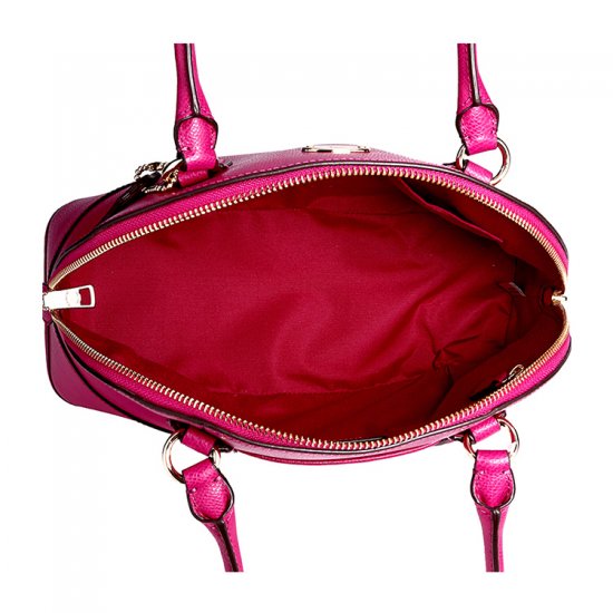 Genuine Leather Coach Prairie Satchel In Pebble Leather