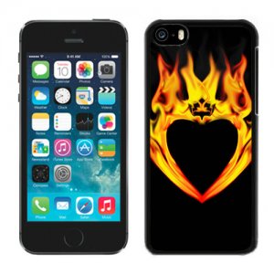 Valentine Fire Heart iPhone 5C Cases CKC