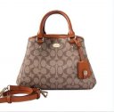 Fashion Classic Coach Prairie Satchel In Signature Canvas