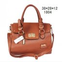 Coach Embossed Medium Orange Satchels DDW