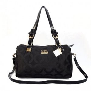 Coach In Monogram Medium Black Luggage Bags CBS