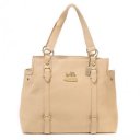 Coach Logo Medium Ivory Totes ATE