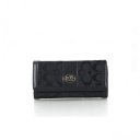 Coach Envelope in Signature Small Black Wallets FFC