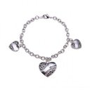 Coach Heart Signature Silver Bracelets ALF