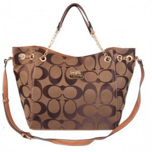 Coach Chelsea In Signature Medium Camel Totes AZE