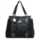 Coach Logo Monogram Large Black Totes BNB