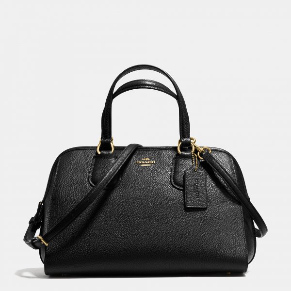 New Leather Coach Nolita Satchel In Pebble Leather - Click Image to Close